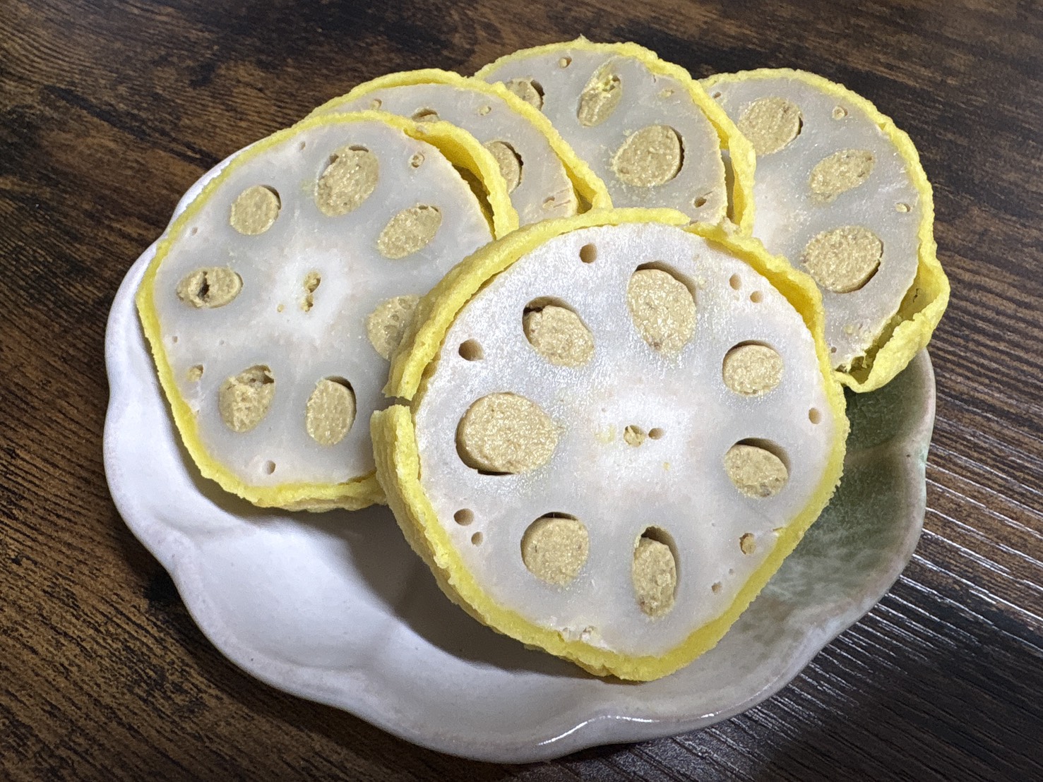 からし蓮根_断面